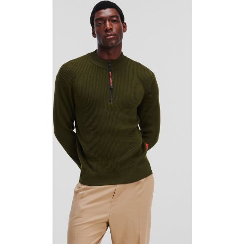 Pull À Col Roulé Avec Demi-zip, , , Taille: XL - Karl Lagerfeld - Modalova