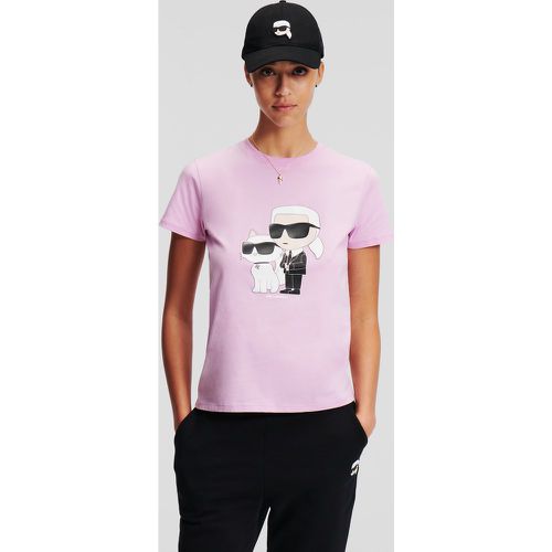 T-shirt Karl Ikonik Karl Et Choupette, , , Taille: XM - Karl Lagerfeld - Modalova