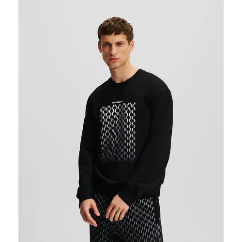 Sweat-shirt Effet Degradé Kl Monogram, , , Taille: XS - Karl Lagerfeld - Modalova