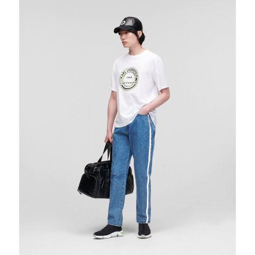 Jean Décontracté Avec Galon À Logo Réfléchissant, , , Taille: X25 - Karl Lagerfeld - Modalova