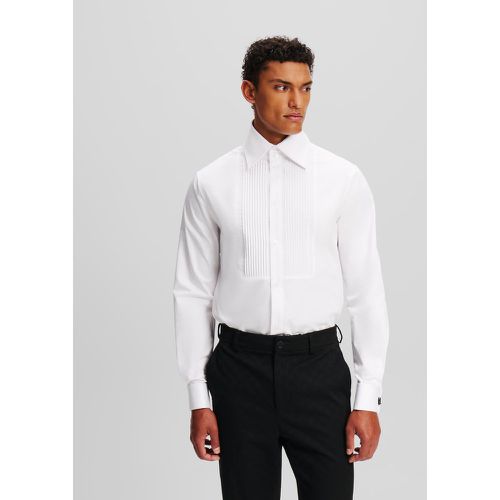 Chemise À Plastron Plissé, , , Taille: XL - Karl Lagerfeld - Modalova