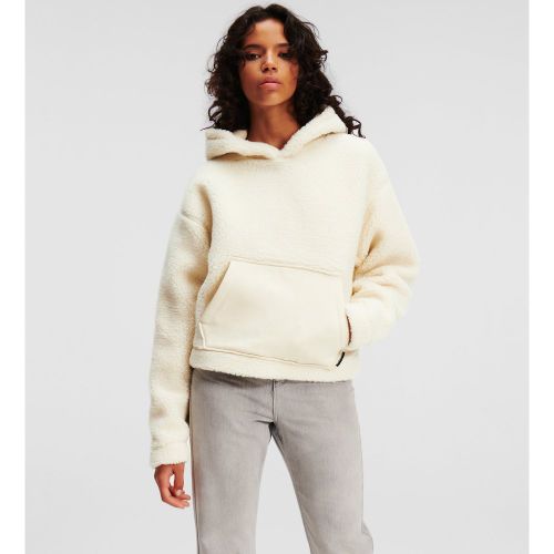Sweat À Capuche En Polaire Douillette, , , Taille: L - Karl Lagerfeld - Modalova