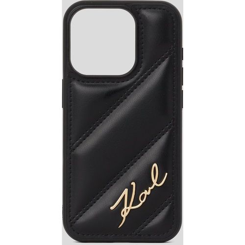 Coque De Protection Matelassée K/signature Pour Iphone 16 Pro Max, , , Taille: L00 - Karl Lagerfeld - Modalova