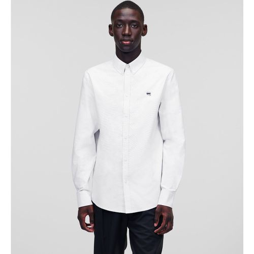 Chemise En Popeline Karl Ikon, , , Taille: XM - Karl Lagerfeld - Modalova