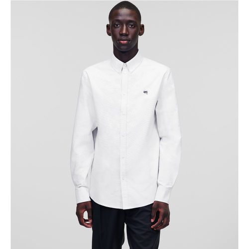 Chemise En Popeline Karl Ikonik, , , Taille: XM - Karl Lagerfeld - Modalova