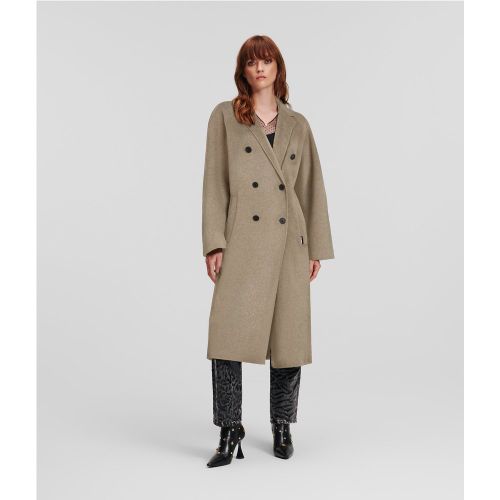 Manteau En Laine À Double Boutonnage, , , Taille: 34 - Karl Lagerfeld - Modalova