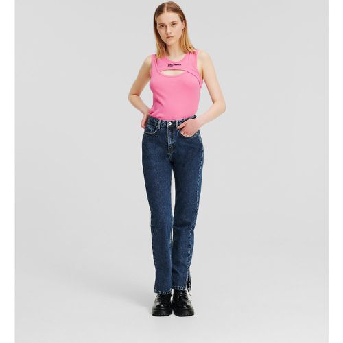 Jean Droit Taille Haute À Ourlet Fendu Klj, , , Taille: L2530 - KL Jeans - Modalova