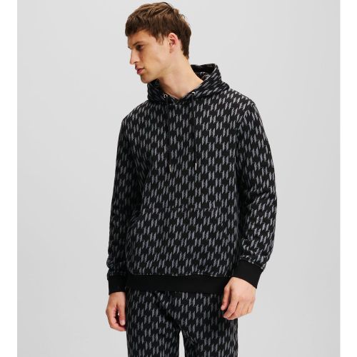 Sweat À Capuche Monogram, , /, Taille: L - Karl Lagerfeld - Modalova