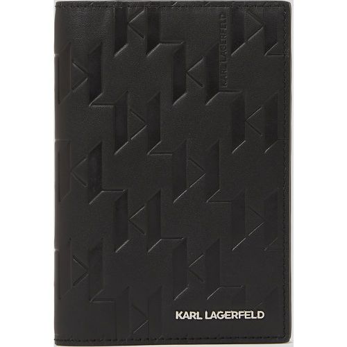 Porte-passeport En Cuir K/loom, , , Taille: X00 - Karl Lagerfeld - Modalova