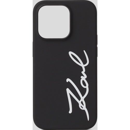 Coque Pour Iphone 14 Pro Max Avec Logo Signature, , , Taille: One size - Karl Lagerfeld - Modalova