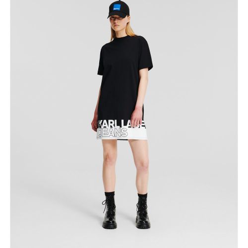 Robe T-shirt Avec Logo, , , Taille: L - KL Jeans - Modalova