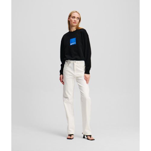Jean Droit À Taille Haute, , , Taille: W24 L30 - Karl Lagerfeld - Modalova