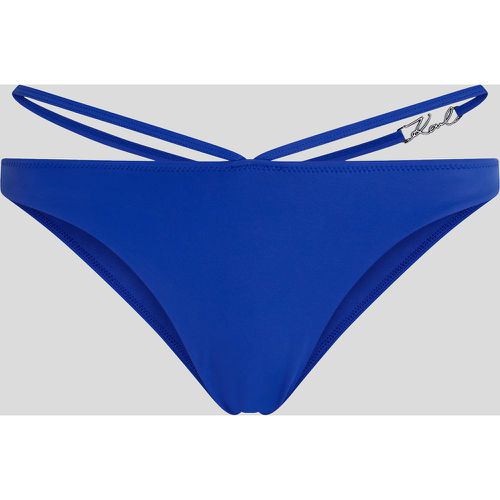 Bas De Bikini Karl Signature En Forme De V, , , Taille: XL - Karl Lagerfeld - Modalova