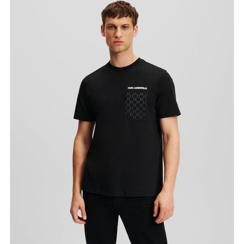 T-shirt À Poche Kl Monogram, , , Taille: XS - Karl Lagerfeld - Modalova