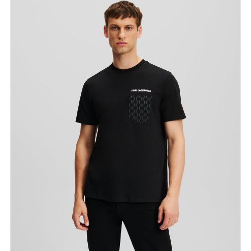 T-shirt À Poche Monogram, , , Taille: L - Karl Lagerfeld - Modalova