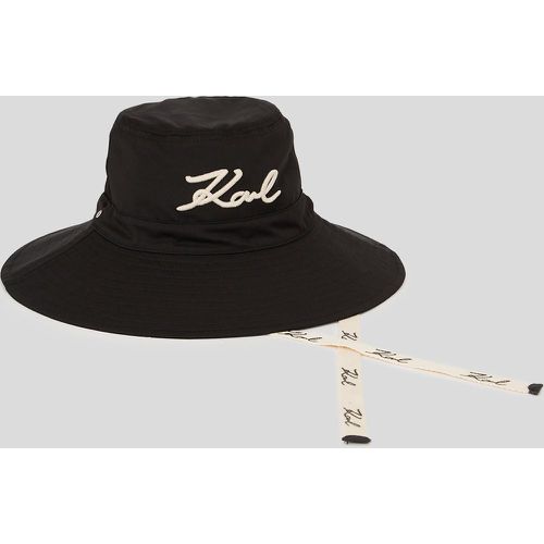 Chapeau À Bord Large K/signature, , , Taille: X00 - Karl Lagerfeld - Modalova