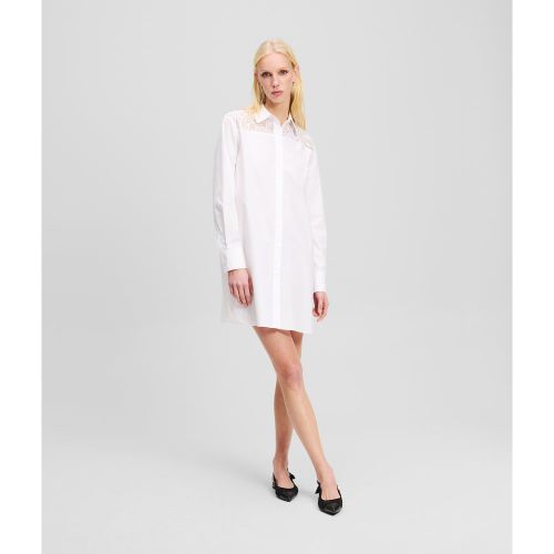 Chemise-tunique À Broderie Orchidée, , , Taille: X38 - Karl Lagerfeld - Modalova