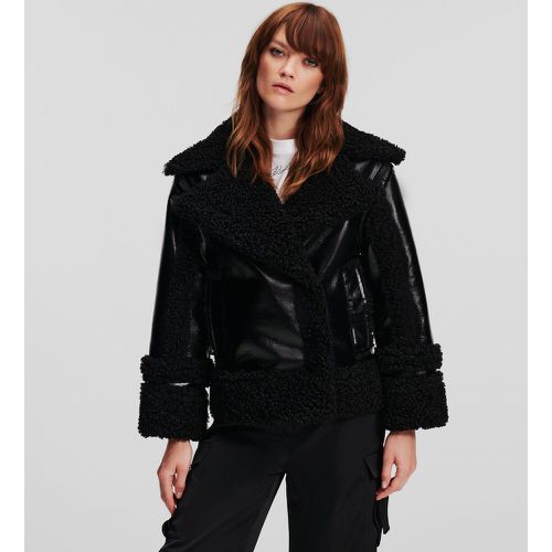 Veste Aviateur En Faux Shearling, , , Taille: XL - Karl Lagerfeld - Modalova