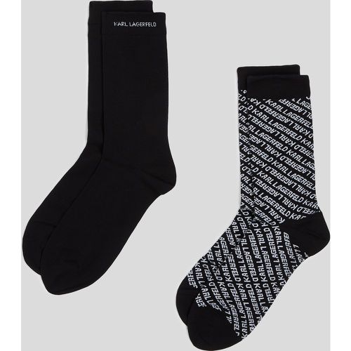 Chaussettes K/essential – Lot De 2 paires, , /, Taille: X00 - Karl Lagerfeld - Modalova