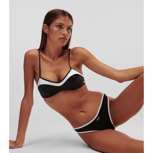 Soutien-gorge Rembourré En Satin Karl Signature, , , Taille: XL - Karl Lagerfeld - Modalova