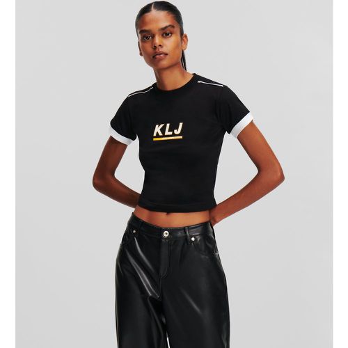 T-shirt Cropped Inspiration Skate Klj, , , Taille: XXS - Karl Lagerfeld - Modalova