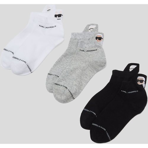 Chaussettes De Basket Ikon – Lot De 3 paires, , //, Taille: X3538 - Karl Lagerfeld - Modalova