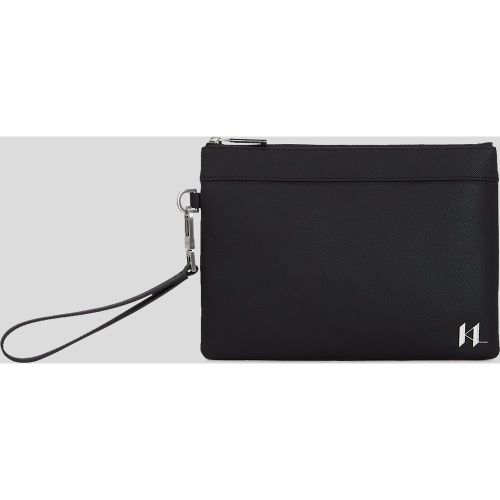 K/monogram Leather Pouch, , , Taille: X00 - Karl Lagerfeld - Modalova