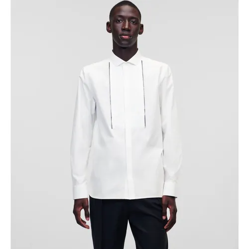 Chemise De Soirée À Plastron Zippé, , , Taille: X37 - Karl Lagerfeld - Modalova