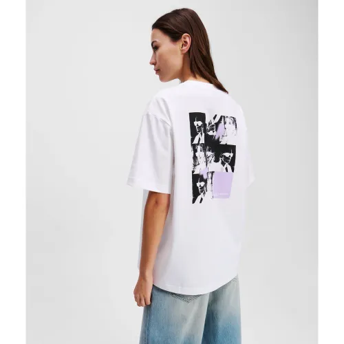 T-shirt Avec Imprimé Karl, , , Taille: L - Karl Lagerfeld - Modalova