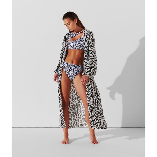 Kimono De Plage À Imprimé Animalier, , , Taille: M/L - Karl Lagerfeld - Modalova