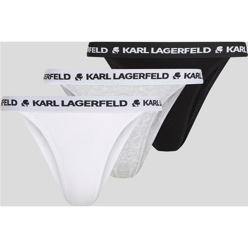 Culottes Brésiliennes À Logo Karl – Lot De 3, , //, Taille: XL - Karl Lagerfeld - Modalova