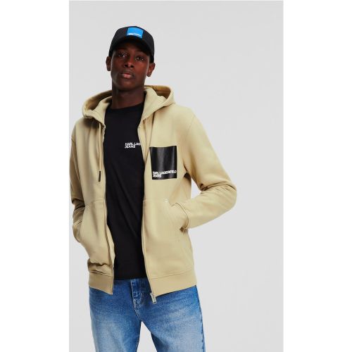 Sweat À Capuche Zippé Avec Logo Kjl Encadré, , SERGÉ, Taille: L - KL Jeans - Modalova