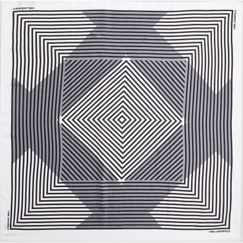 Foulard À Rayures K/essential, , -, Taille: One size - Karl Lagerfeld - Modalova