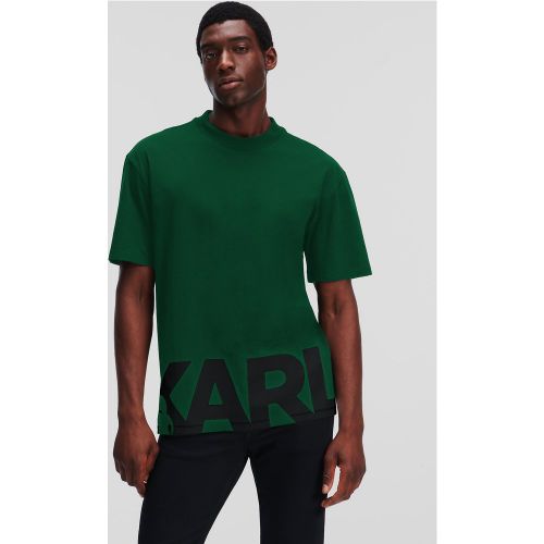 T-shirt À Ourlet Avec Logo Karl, , , Taille: XL - Karl Lagerfeld - Modalova