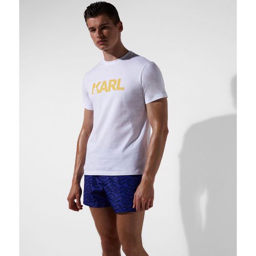 T-shirt De Plage À Logo Karl, , , Taille: XXS - Karl Lagerfeld - Modalova
