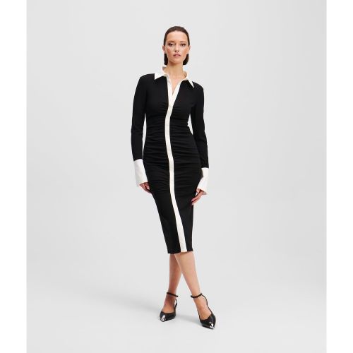 Robe Polo À Manches Longues, , /, Taille: L - Karl Lagerfeld - Modalova