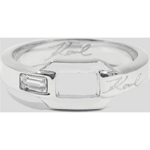 Bague À Maillons Karl Signature, , , Taille: 12 - Karl Lagerfeld - Modalova