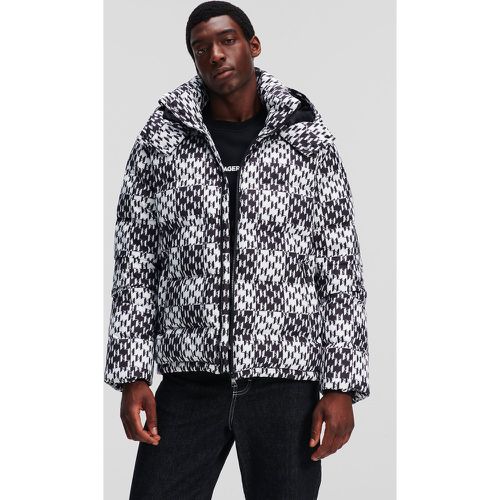 Veste Matelassée Kl Monogram À Carreaux, , /, Taille: XL - Karl Lagerfeld - Modalova