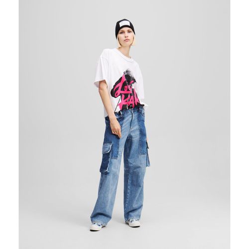 Jean Baggy Style Utilitaire Klj X Atelier Reservé, , , Taille: L24 - Karl Lagerfeld - Modalova