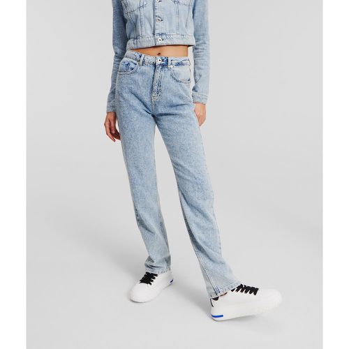 Jean Droit En Bouclé Klj Taille Haute, , , Taille: L2430 - KL Jeans - Modalova