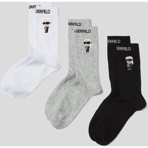 Lot De 3 paires De Chaussettes Ikon, , //, Taille: X3538 - Karl Lagerfeld - Modalova