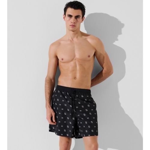 Ikon All-over-print Boardshorts, , , Taille: L - Karl Lagerfeld - Modalova