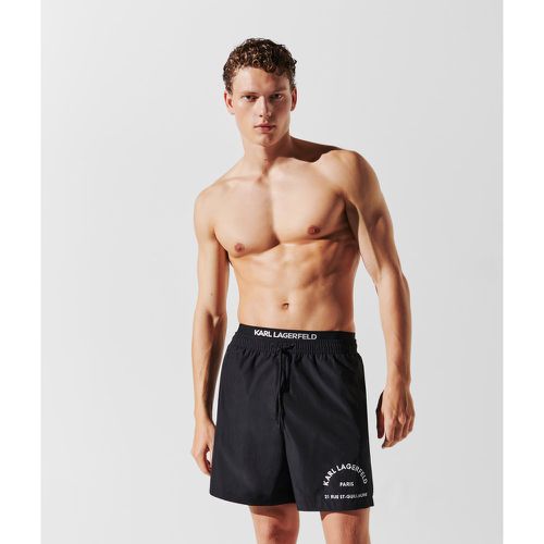 Short De Bain Mi-long Rue St-guillaume, , , Taille: XL - Karl Lagerfeld - Modalova