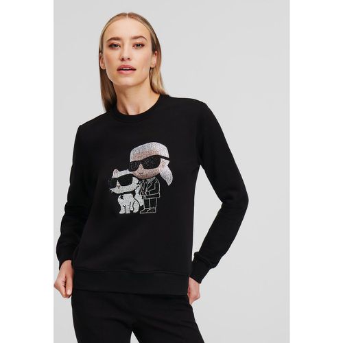 Sweat-shirt À Strass Ikon, , , Taille: XL - Karl Lagerfeld - Modalova