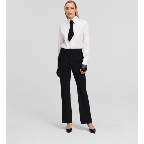 Pantalon En Simili-cuir À Empiècements, , , Taille: 34 - Karl Lagerfeld - Modalova
