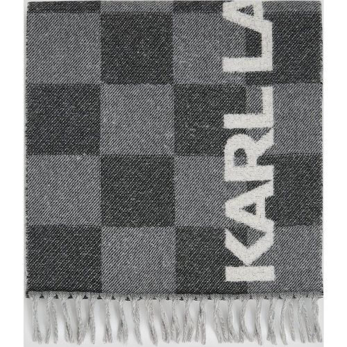 Écharpe À Carreaux K/essential, , , Taille: X00 - Karl Lagerfeld - Modalova