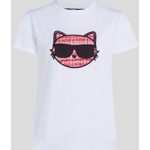 T-shirt En Bouclé Ikon Choupette, , , Taille: XL - Karl Lagerfeld - Modalova