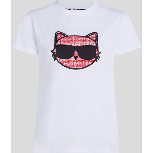 T-shirt En Bouclé K/ikonik Choupette, , , Taille: XXS - Karl Lagerfeld - Modalova