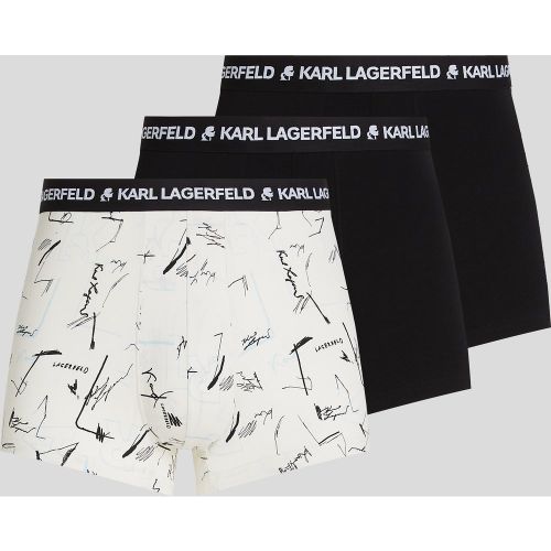 Karl Logo Trunks – 3-pack, , -, Taille: XL - Karl Lagerfeld - Modalova