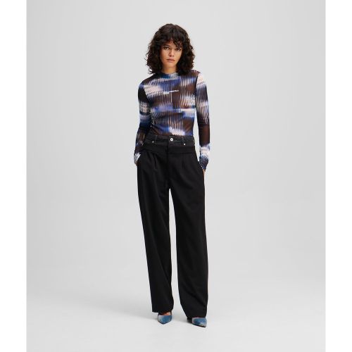 Pantalon En Matières Mélangées, , , Taille: L - Karl Lagerfeld - Modalova